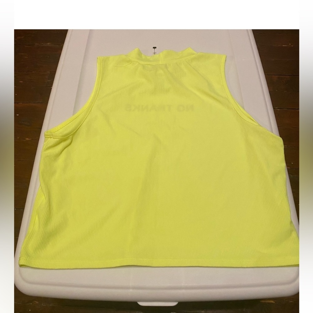 No Thanks Short Sleeve Mock Neck Top - Picture 2 of 3